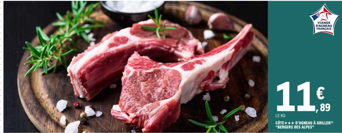 côte*** d'agneau  griller "bergers des alpes"