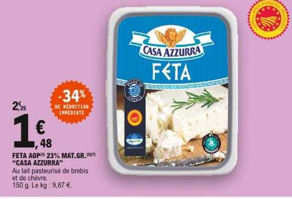 feta aop 23% mat.gr. "casa azzurra"