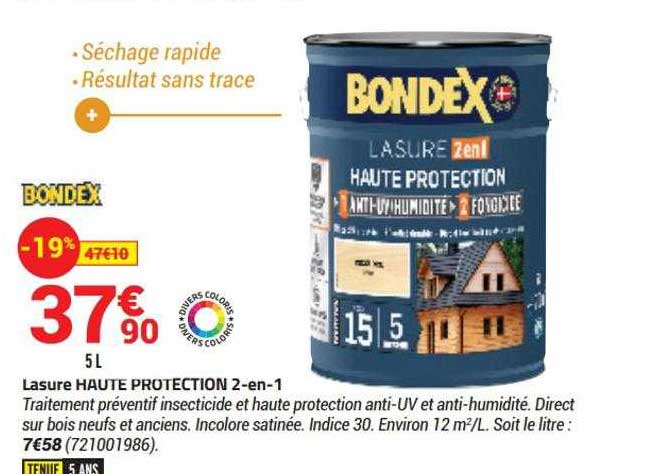 lasure haute protection 2-en-1 bondex