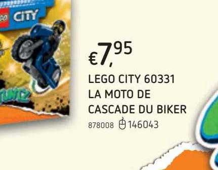 Lego City La Moto De Cascade Du Biker