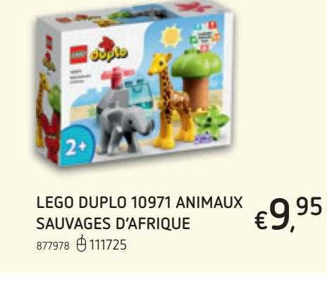 lego duplo animaux sauvage d'afrique