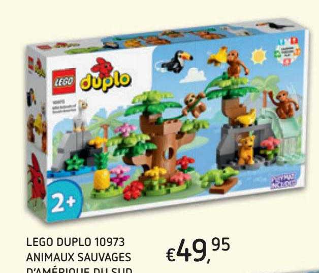 lego duplo animaux sauvages d'amérique du sud