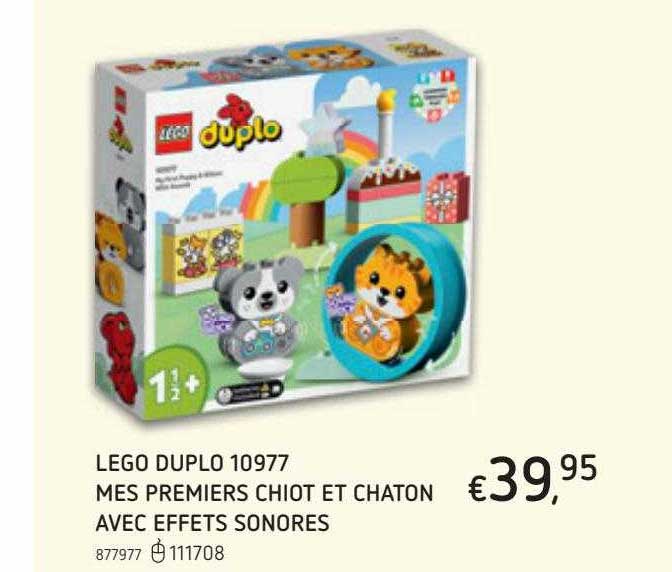 lego duplo mes premiers chiot et chaton avec effets sonores