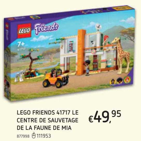 lego friends centre de sauvetage de la faune de mia