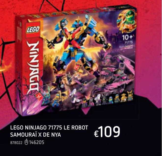 lego ninjago le robot samouraï x de nya