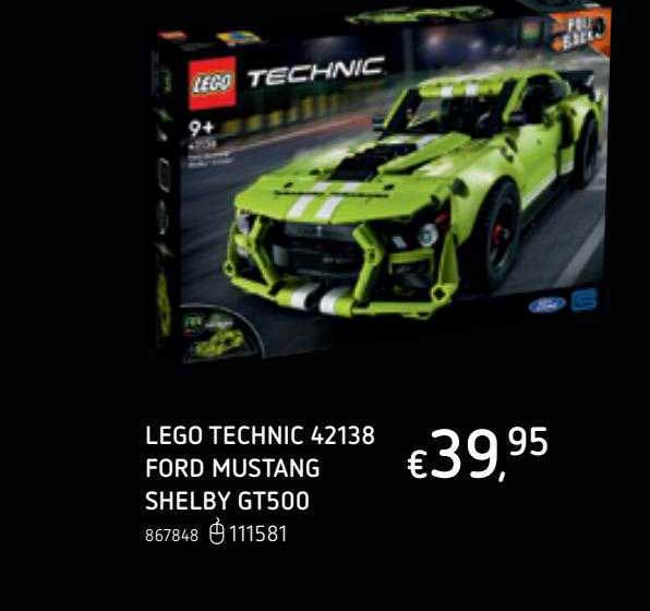 lego technic 42138 ford mustang shelby gt500