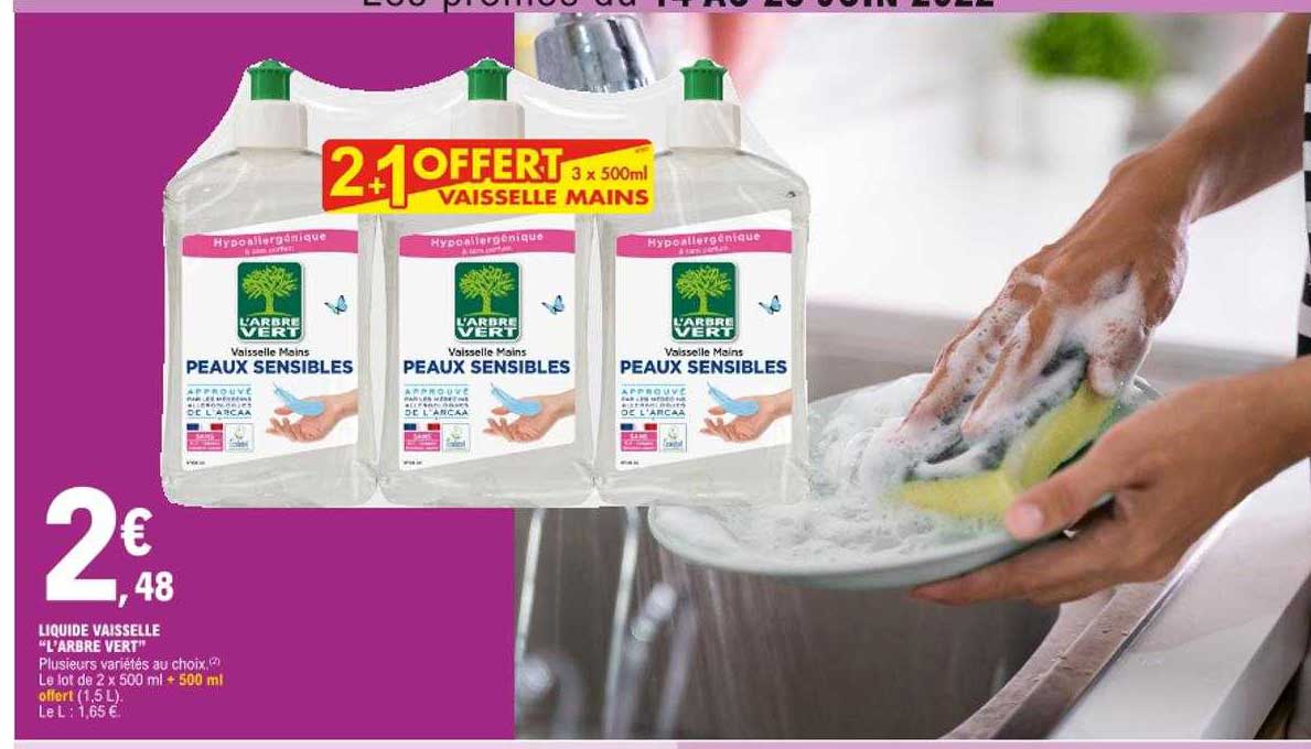 liquide vaisselle "l'arbre vert"