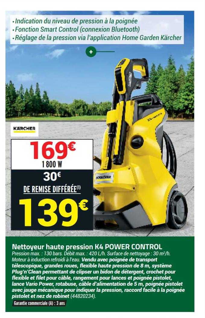 nettoyeur haute pression k4 power control kärcher