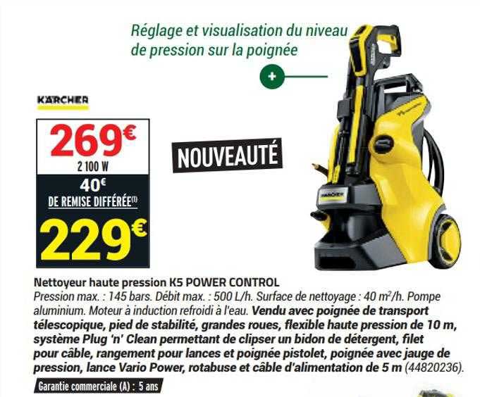 nettoyeur haute pression k5 power control kärcher