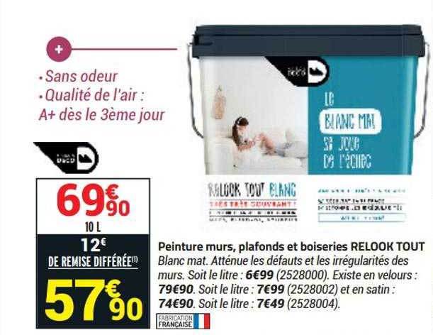 peinture murs plafonds et boiseries relook tout