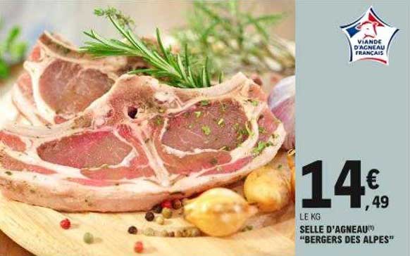 selle d'agneau "bergers des alpes"