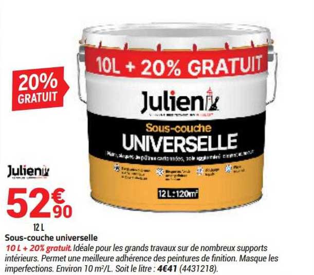 sous-couche universelle julien