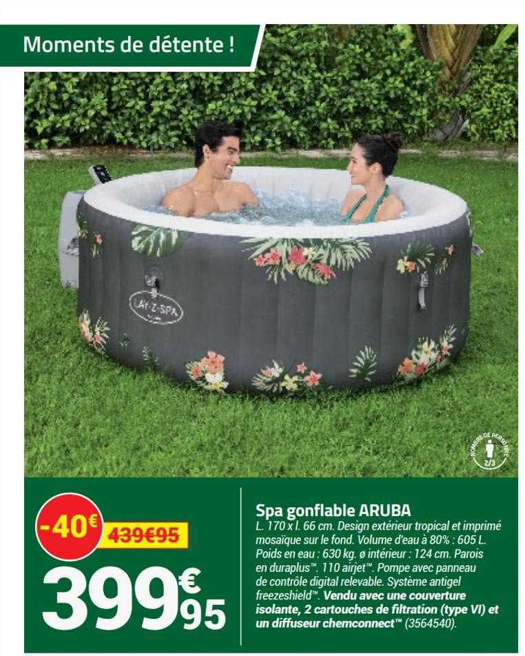 spa gonflable aruba