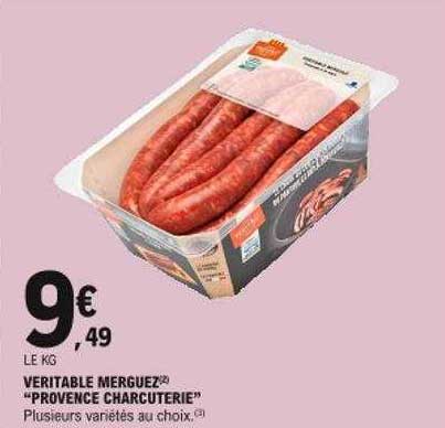 Véritable Merguez "provence Charcuterie"