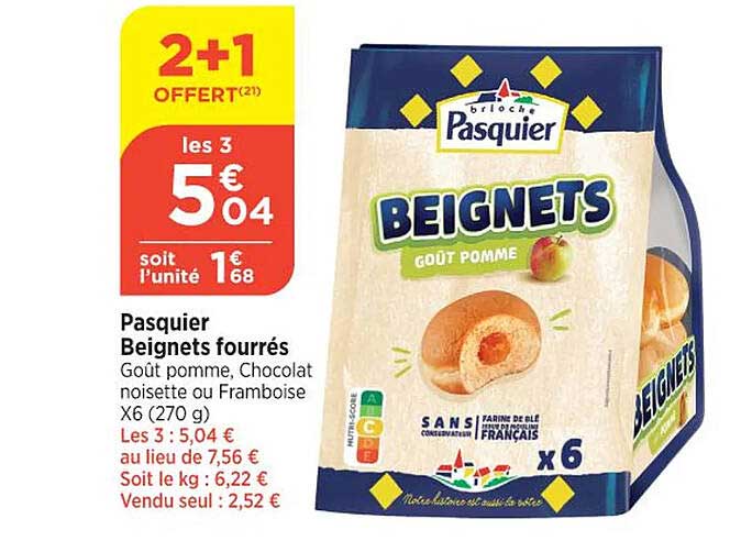 Beignets Fourrés Pasquier