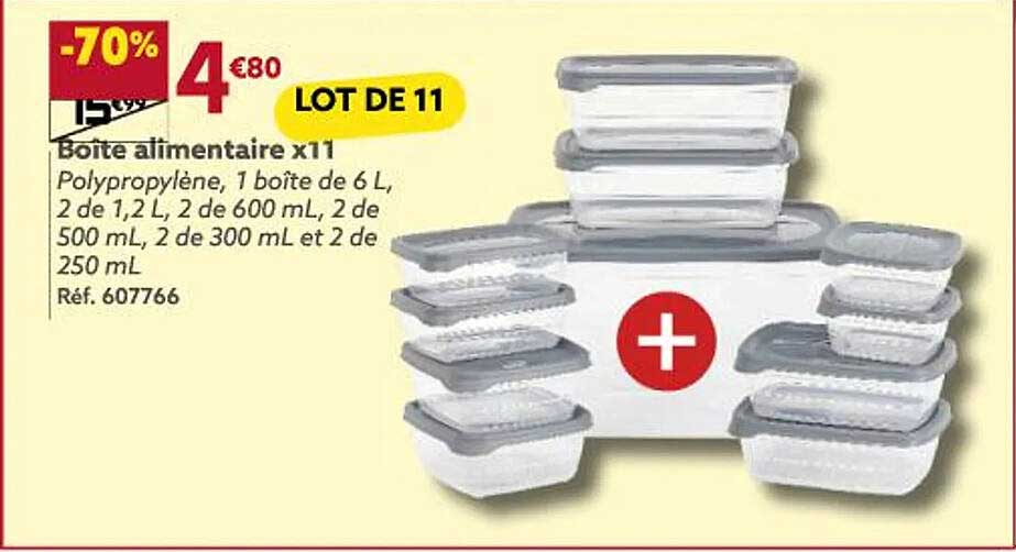 boîte alimentaire x11