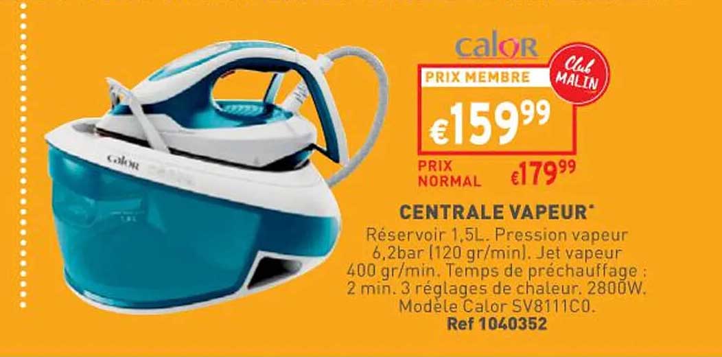 Centrale Vapeur Calor
