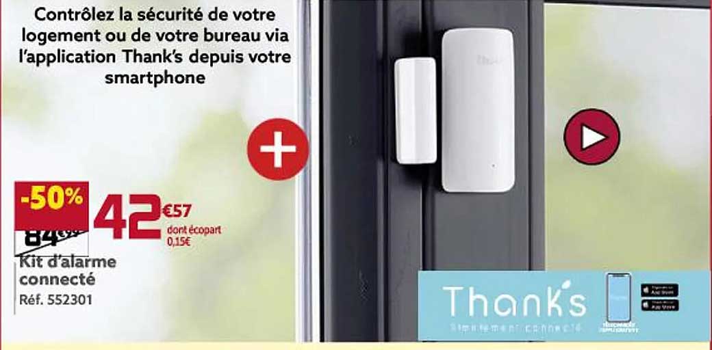 kit d'alarme connecté