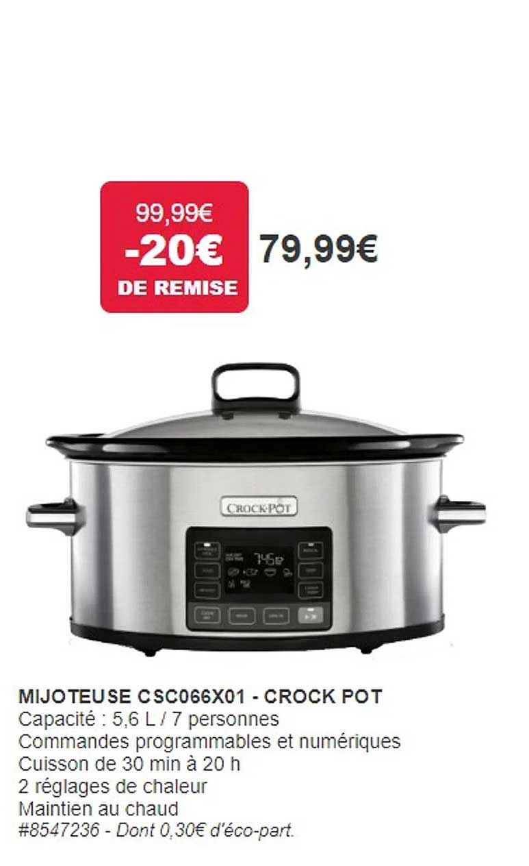 mijoteuse c sc166x01 - crock pot