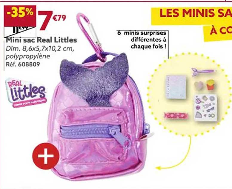 mini sac real littles