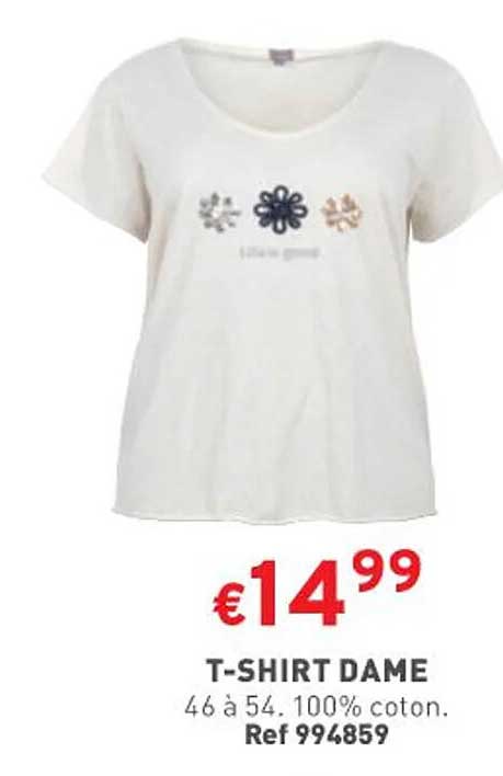 t-shirt dame