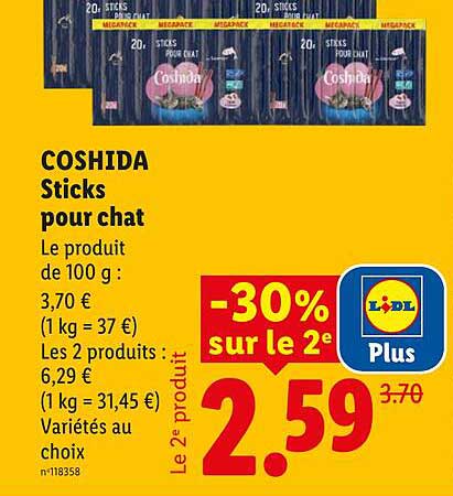 COSHIDA Sticks pour chat
