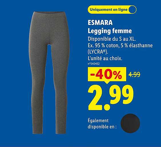 ESMARA Legging femme