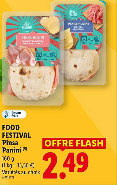 FOOD FESTIVAL Pinsa Panini