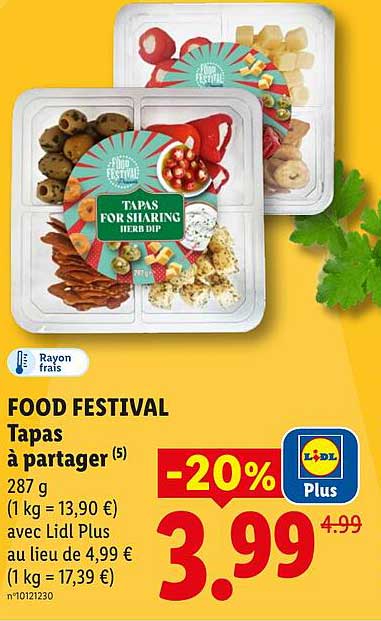 FOOD FESTIVAL Tapas à partager