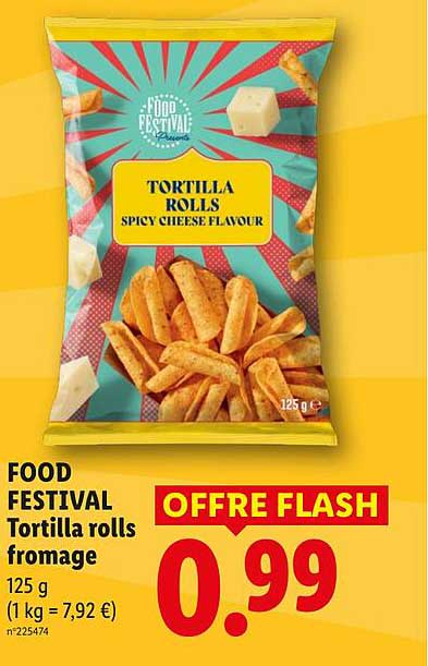 Food Festival Tortilla rolls
