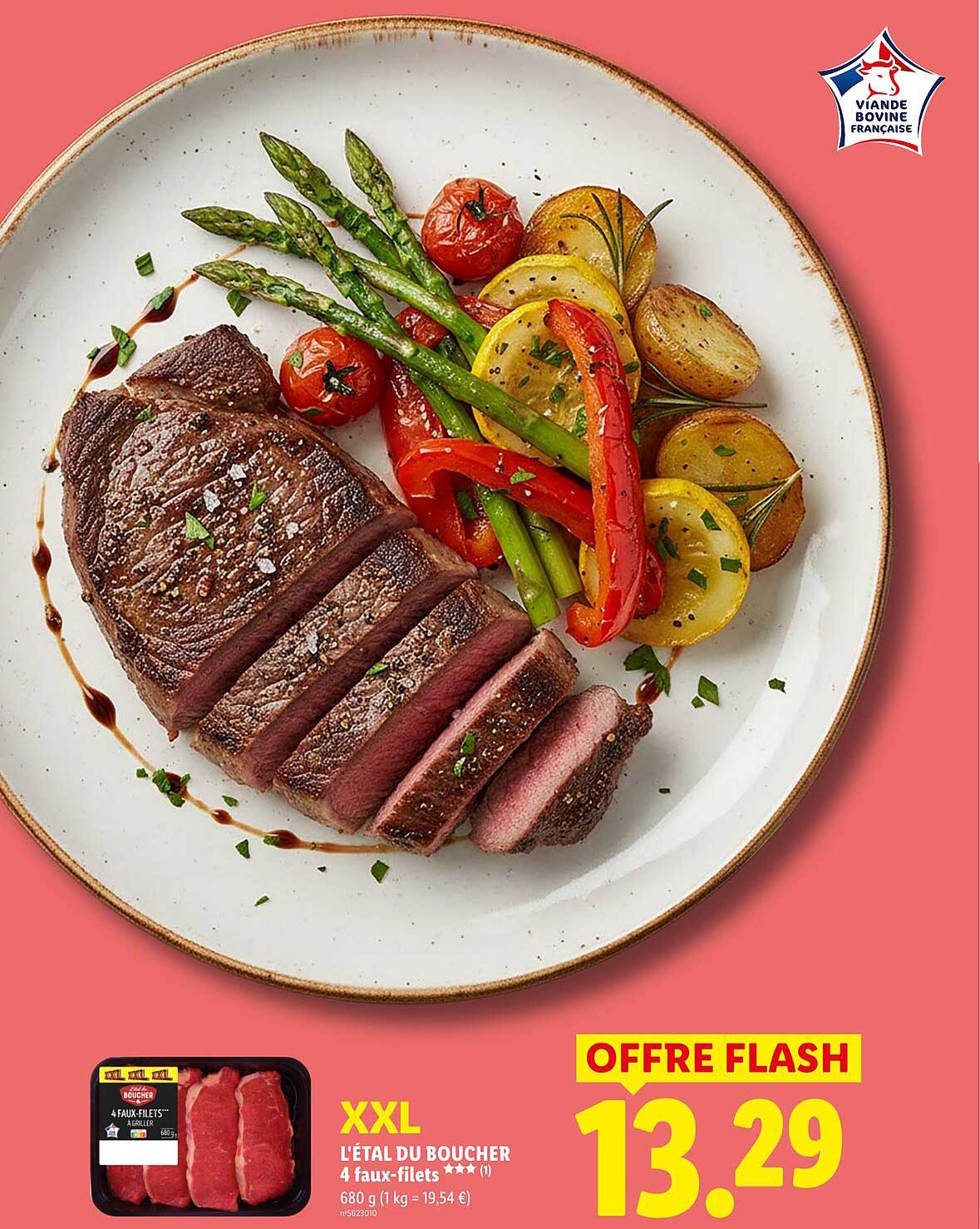 L’ÉTAL DU BOUCHER 4 faux-filets
