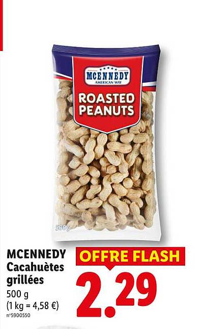 MCENNEDY Cacahuètes grillées