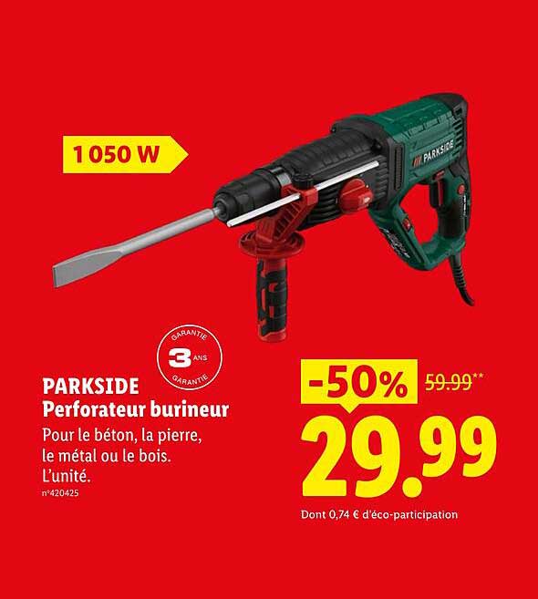 PARKSIDE Perforateur burineur