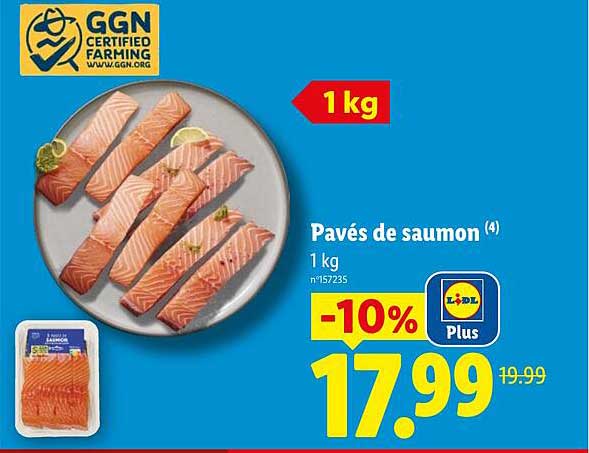Pavés de saumon