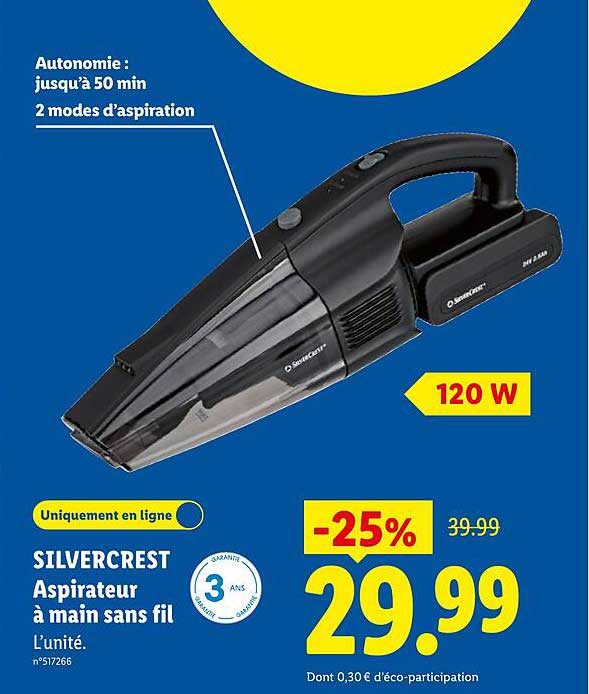 SILVERCREST Aspirateur à main sans fil
