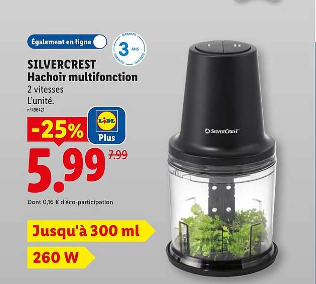 SILVERCREST Hachoir multifunction
