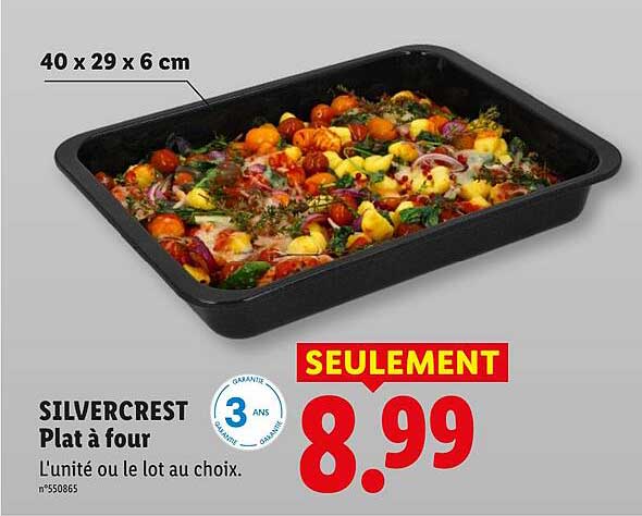 SILVERCREST Plat à four