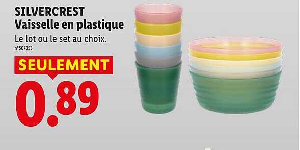 SILVERCREST Vaisselle en plastique