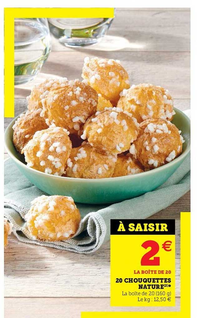 20 Chouquettes Nature