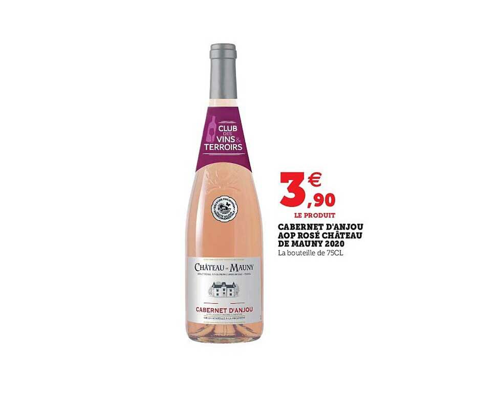Cabernet D'anjou Aop Rosé Château De Mauny 2020