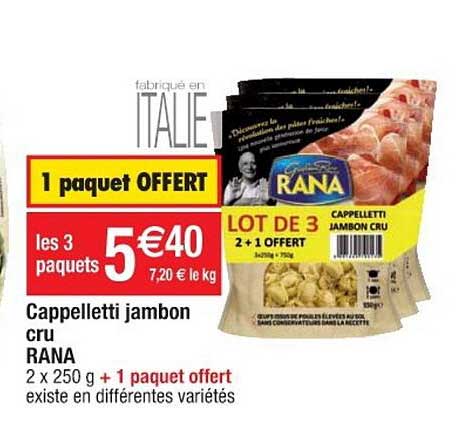 Cappelletti Jambon Cru Rana