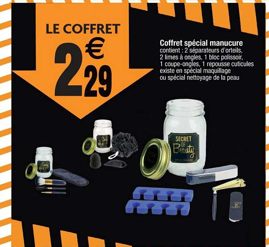 coffret spécial manucure