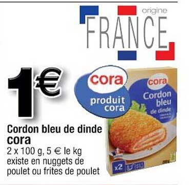 Cordon Bleu De Dinde Cora