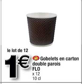 gobelets en carton double parois