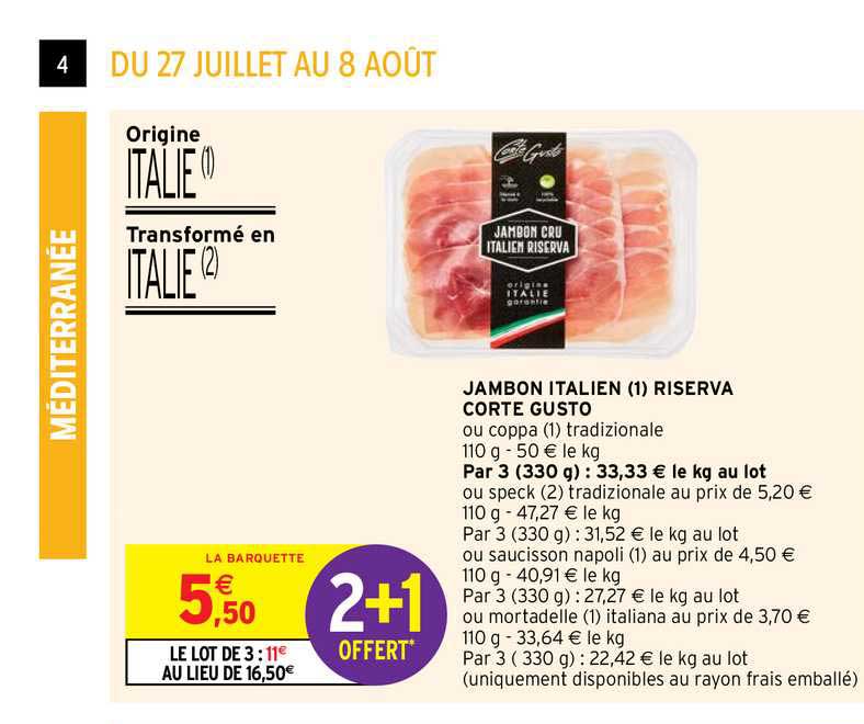 jambon italien (1)  riserva corte gusto