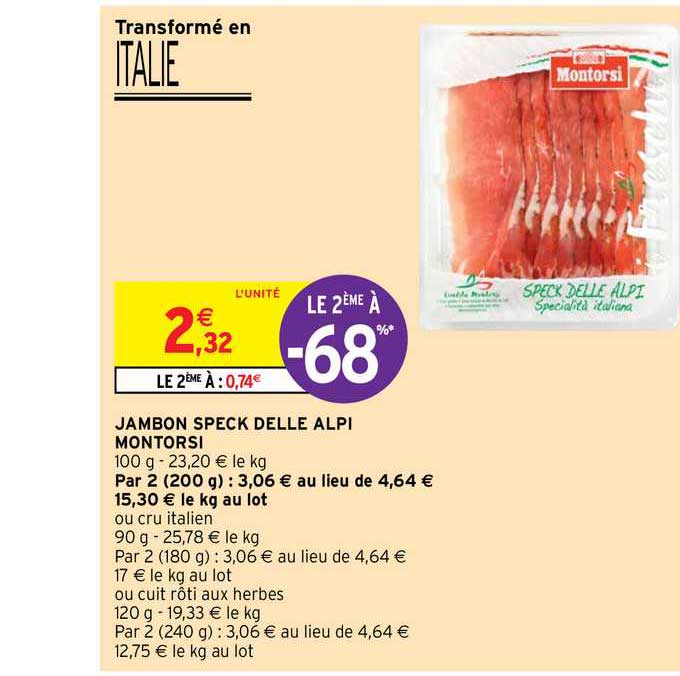 jambon speck delle alpi montorsi
