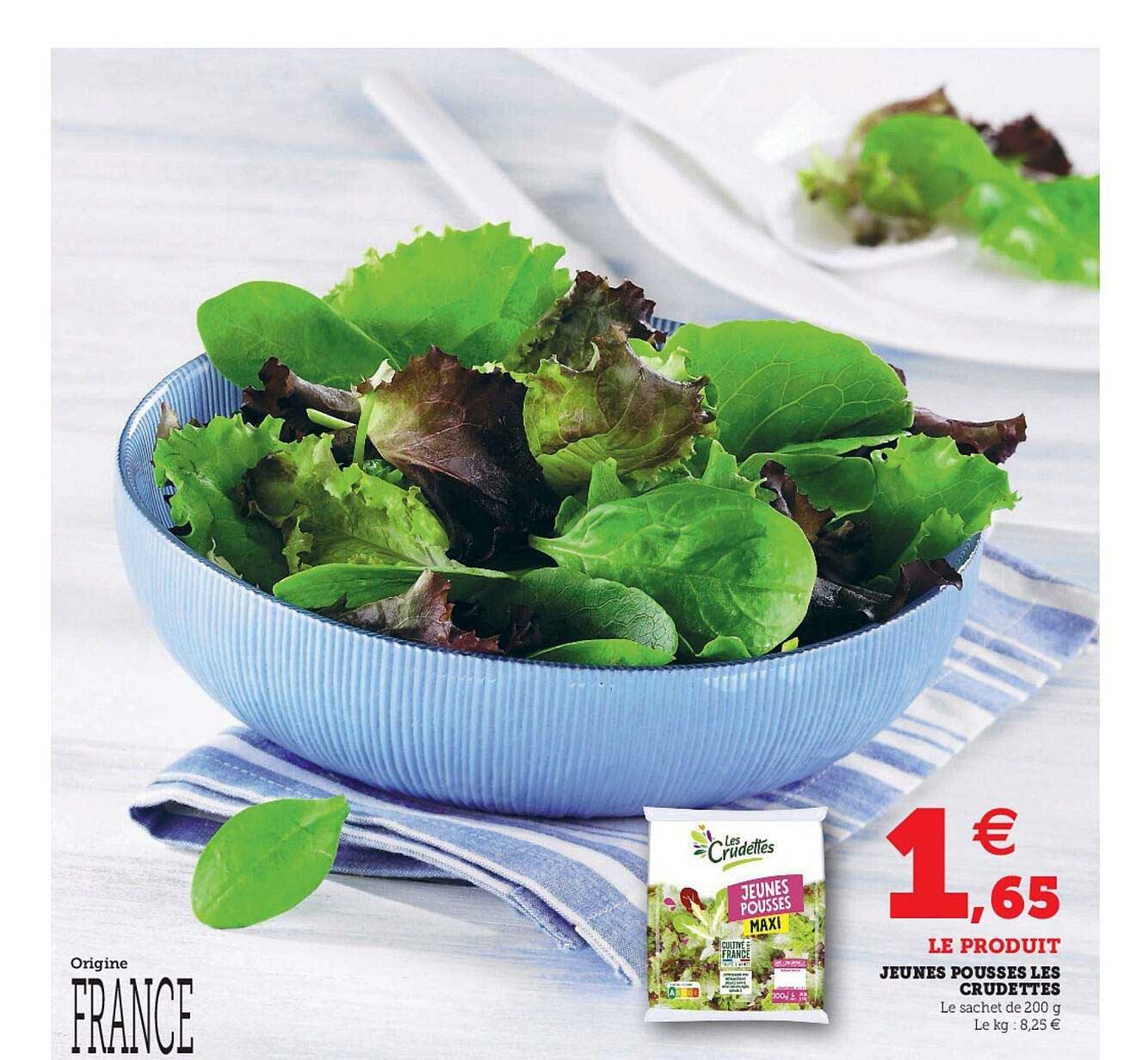 jeunes pousses les crudettes