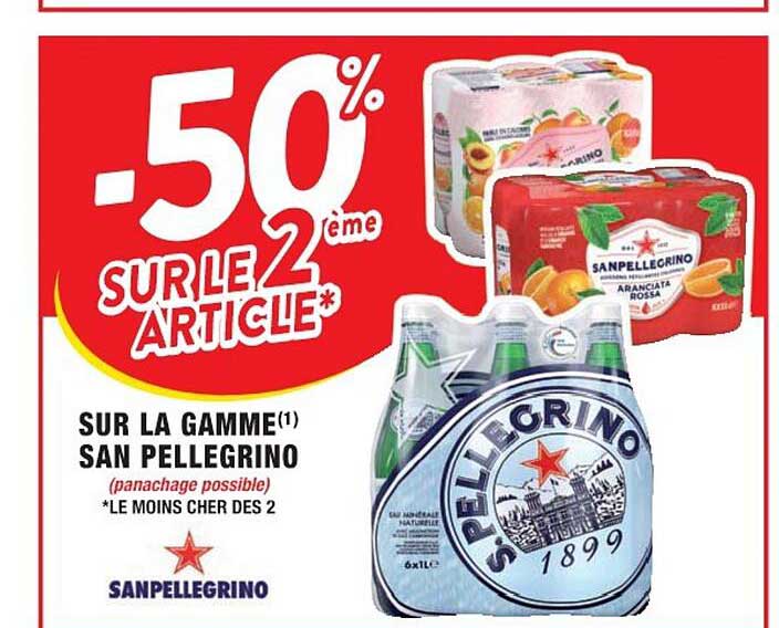 la gamme san pellegrino