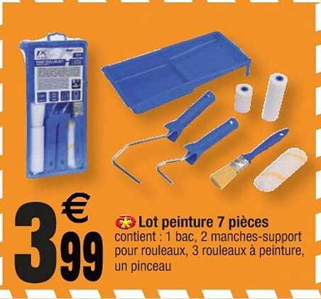 Lot Peinture 7 Pièces