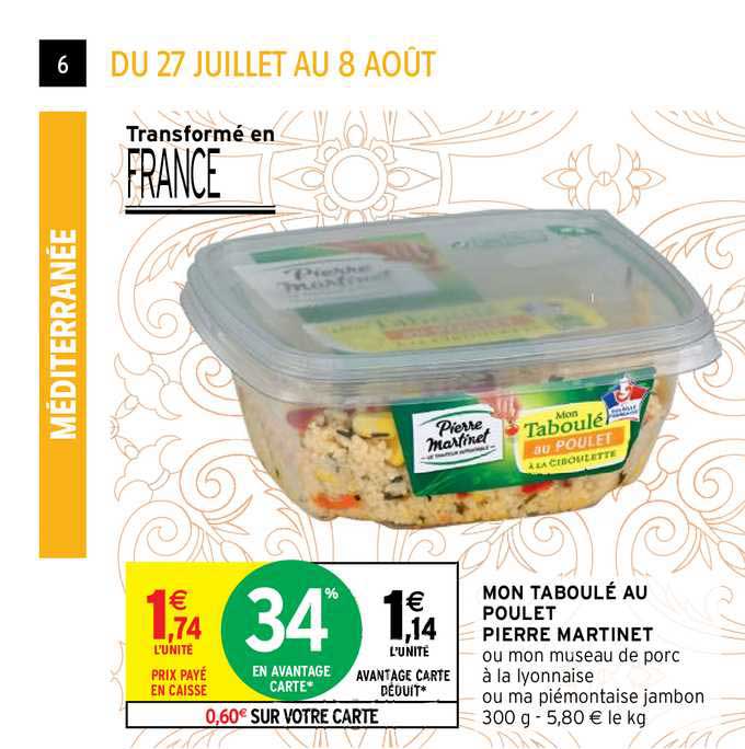 mon taboulé au poulet pierre martinet